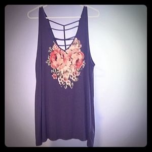 Like new Torrid floral tunic